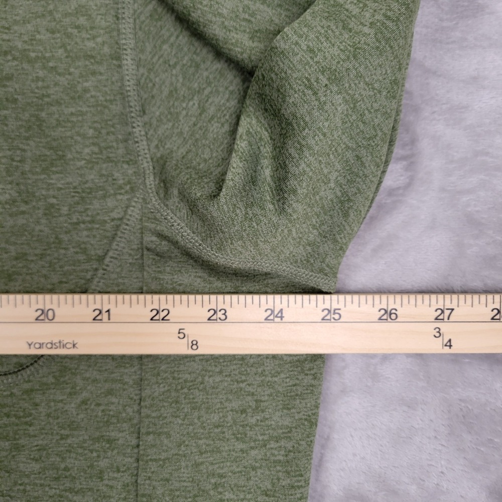 The North Face Full Zip Fleece Mens XL Olive Green Zipper Pockets Outdoor Jacket - Picture 6 of 8
